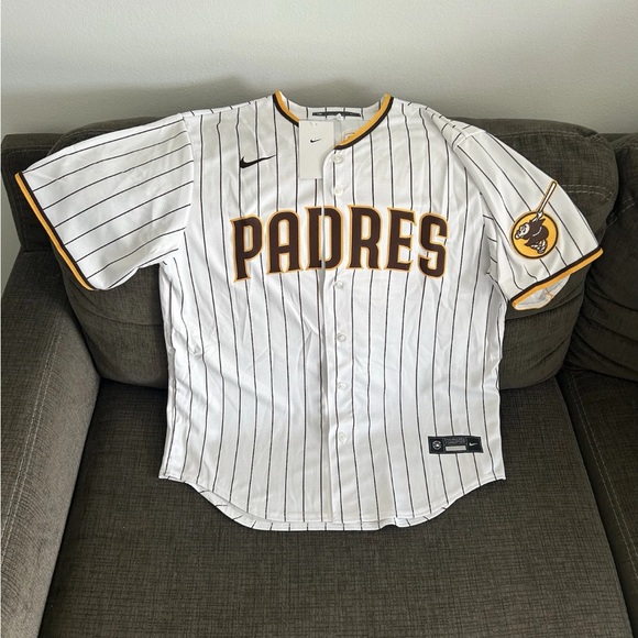 Nike Other - Nike Authentic San Diego Padres Manny Machado #13 Baseball Jersey Men’s Sz: L